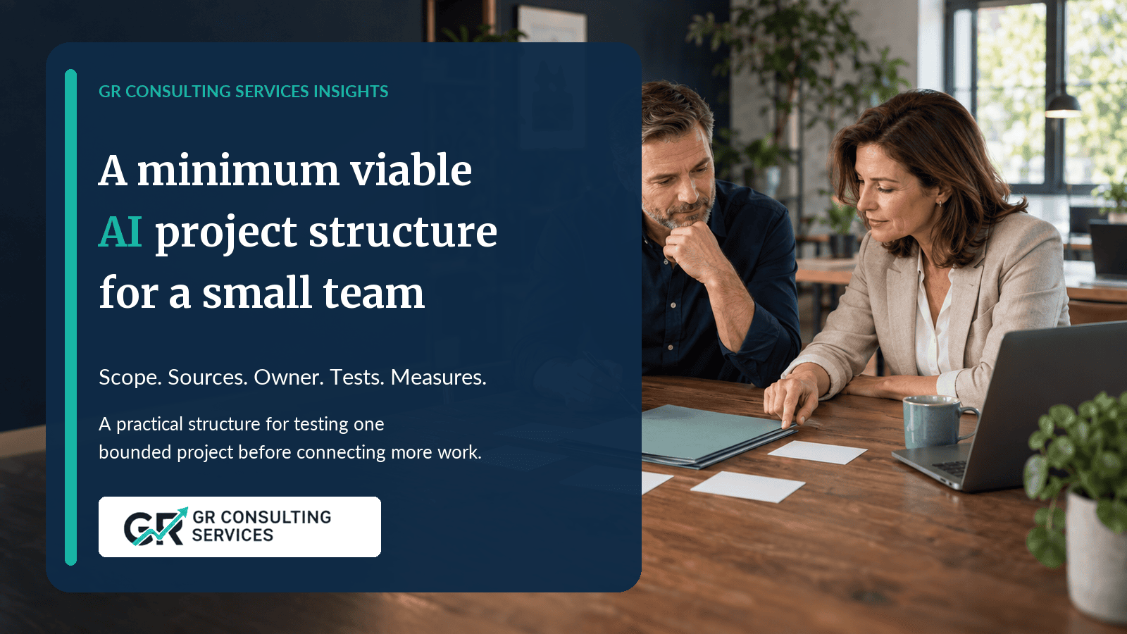A Minimum Viable AI Project Structure for a Small Team